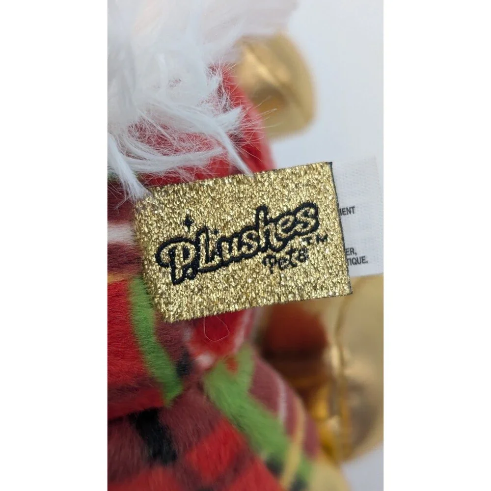Gund P.Lushes Pets Tara McNeigh Plaid Plush Horse Stuffed Animal Toy Red Gold